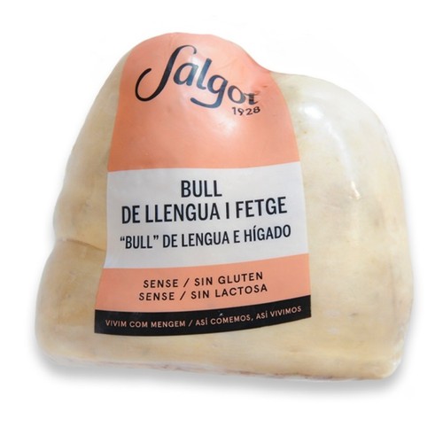 SALGOT Bull de llengua i fetge Salgot a talls de 150 grams