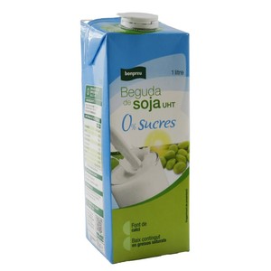 BONPREU Bebida de soja UHT 0% azúcares