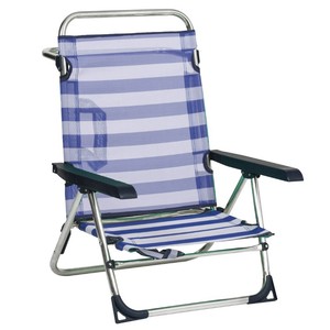 Imagen de ALCO Cadira de platja plegable de ratlles