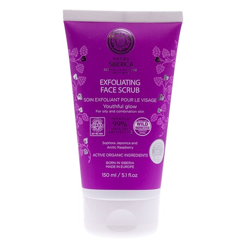 NATURA SIBERICA Exfoliant facial pell mixta ecològic
