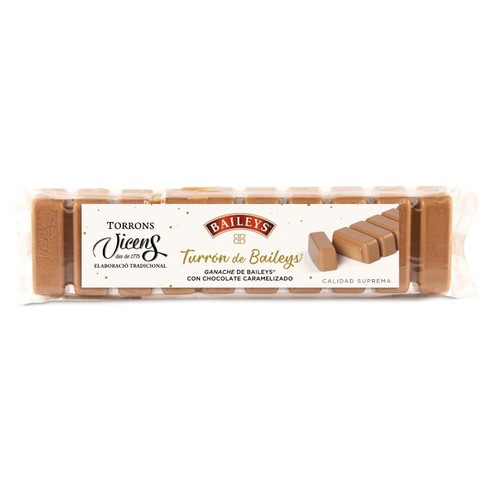 VICENS Torró de Baileys amb xocolata caramel·litzada