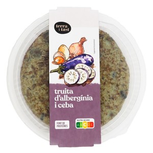TERRA I TAST Tortilla de berenjena y cebolla