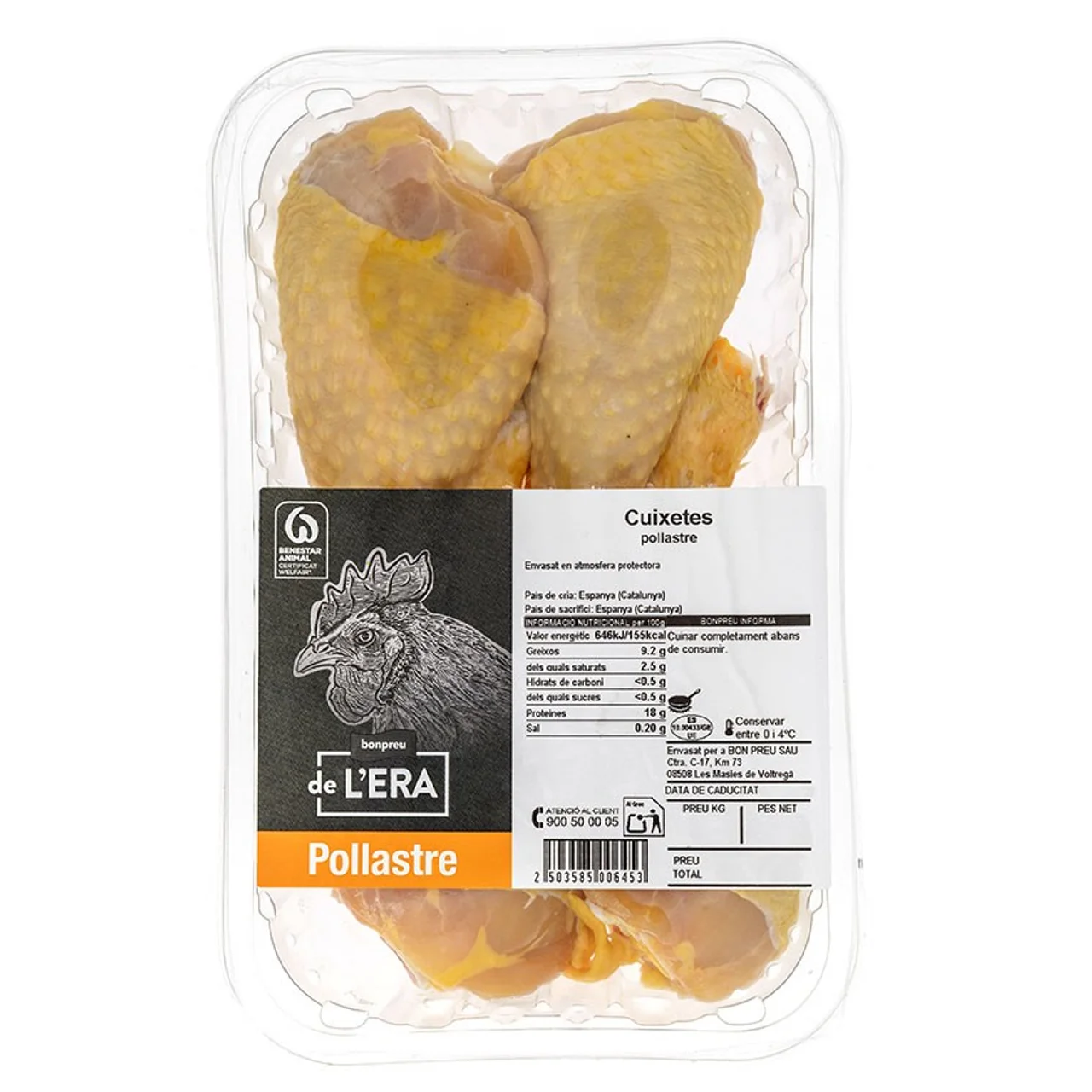 BONPREU DE L'ERA Muslos de pollo