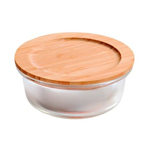 Imagen de KESPER Contenidor hermètic tapa de Bambú 17cm