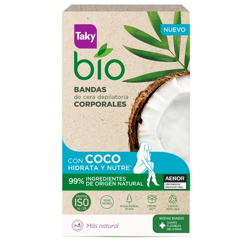 TAKY Bandes corporals per a depilar amb coco