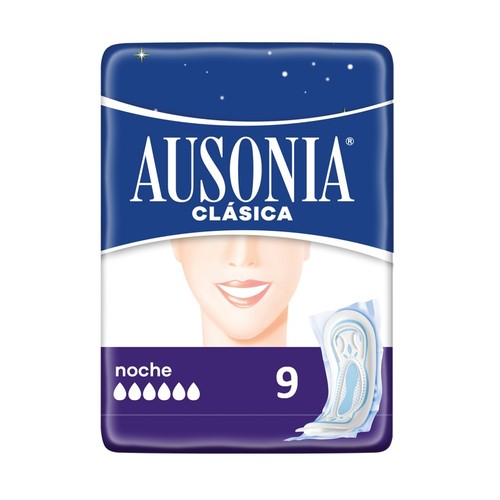 AUSONIA Compresa de nit súper plus