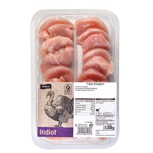 BONPREU Filet d'indiot