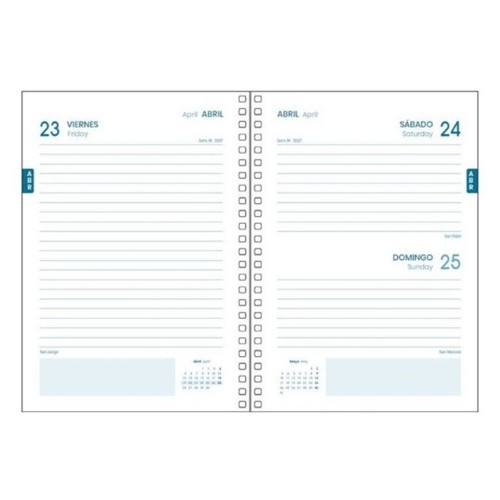 DOHE Agenda escolar 2026/27 dia