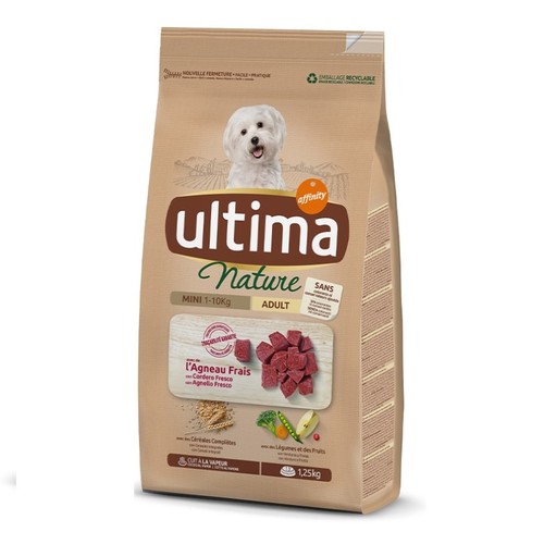 ULTIMA NATURE Menjar de xai per a gos mini adult
