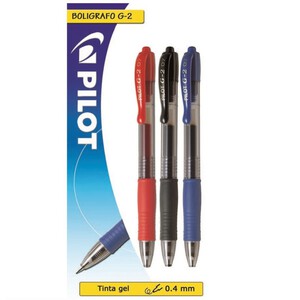 Imagen de PILOT Bolígrafs amb tinta de gel de color negre, blau i vermell