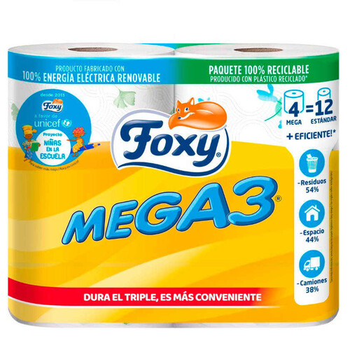 FOXY Paper higiènic compacte 2 capes