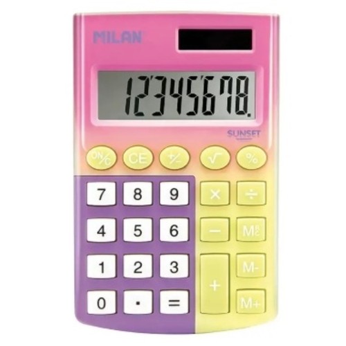 MILAN Calculadora sunset 8 digits