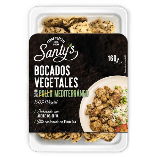SANTYS Tires vegetals amb gust de pollastre mediterrani