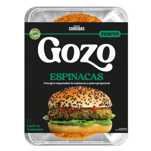 GOZO Hamburguesa d'espinacs i formatge gorgonzola