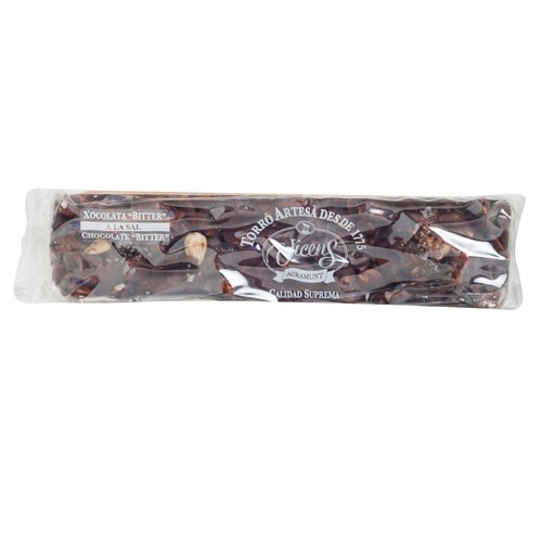 VICENS Torró de xocolata "bitter" a la sal