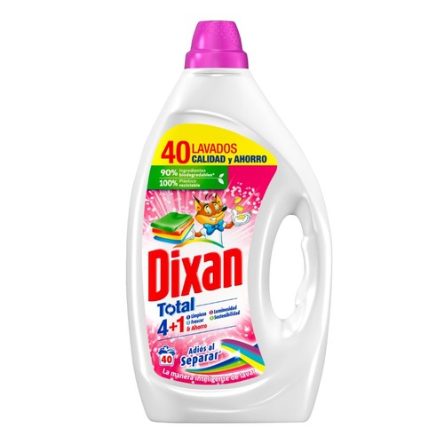 DIXAN Detergent líquid "Adéu al Separar" en ampolla de 40 dosis