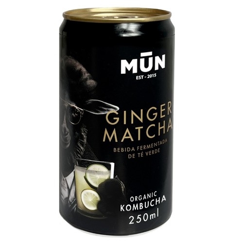 MUN Te Kombutxa de gingebre i matxa Km0 en llauna