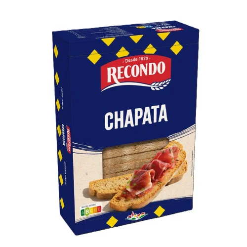Pan tostado rústico redondo