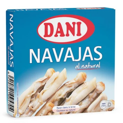 Almejas machas al natural