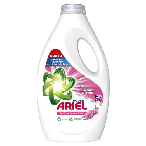 ARIEL Detergent líquid sensacions de 24 dosis