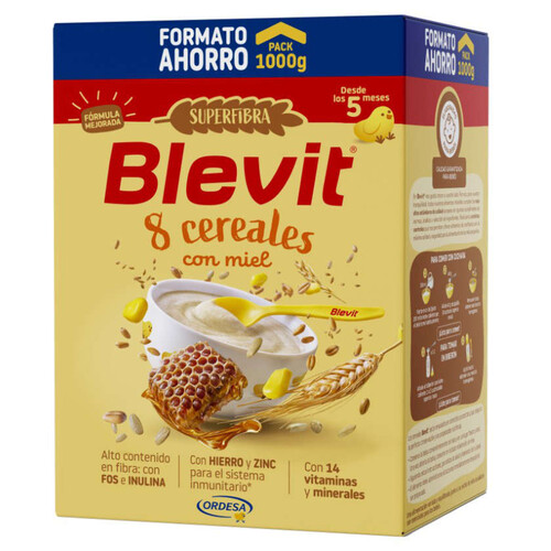 BLEVIT Farinetes de 8 cereals amb mel superfibra