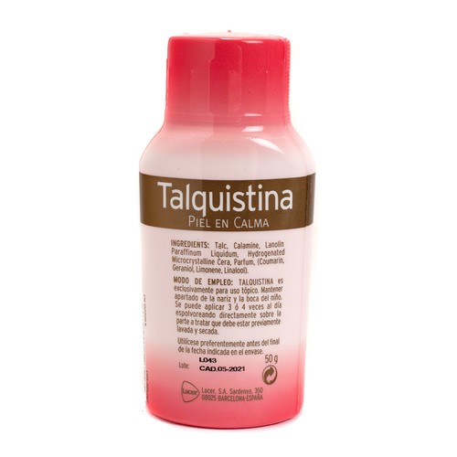 TALQUISTINA Talc pell irritada