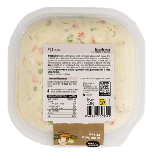 TERRA I TAST Ensalada russa