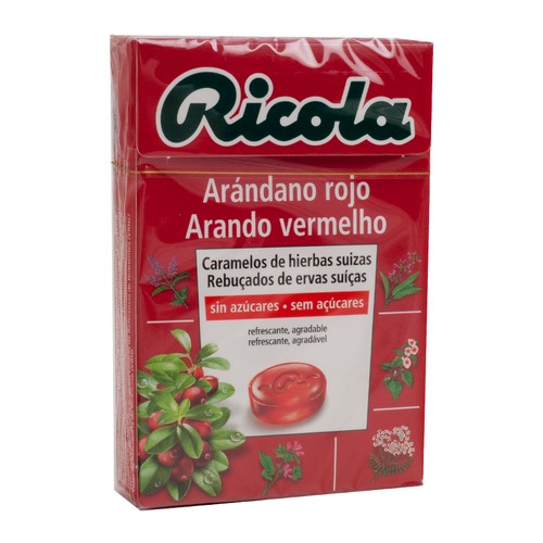 RICOLA Caramels de nabiu vermell