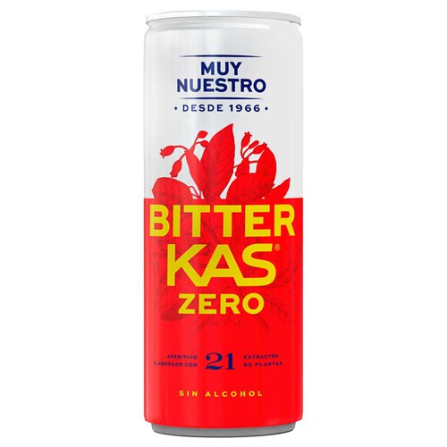 BITTER KAS Aperitiu sense alcohol zero en llauna