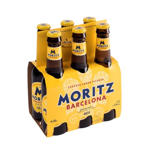 MORITZ Cervesa 6 x 20 cl en ampolla