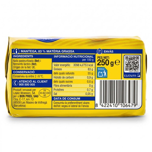 BONPREU Mantega