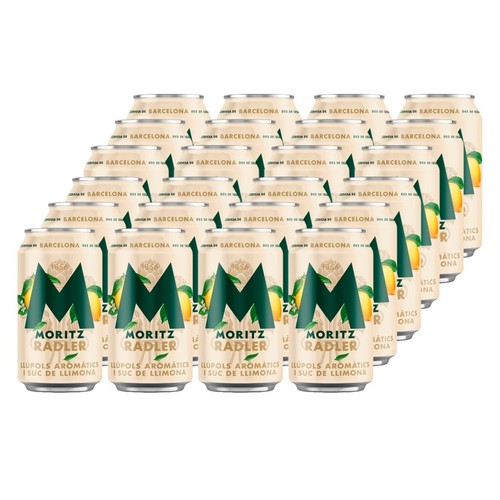 MORITZ Cervesa Radler 24x33 cl en llauna
