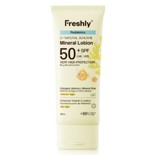 FRESHLY Loció solar infantil mineral FPS 50+