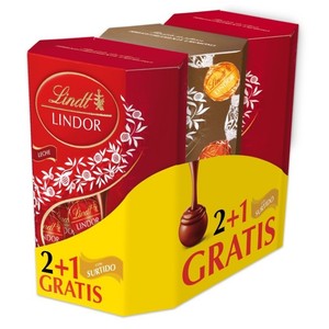 Imagen de LINDT Bombons cornet 2+1