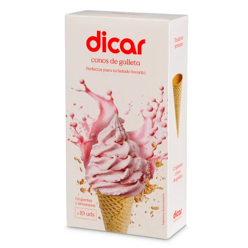 Galletas para helado tulipas