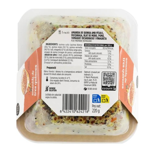 TERRA I TAST Amanida de tres quinoes