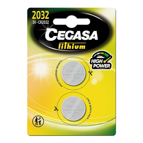 CEGASA Pila de liti 3V.CR2032