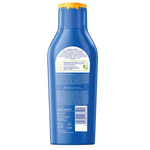 NIVEA SUN Llet solar hidratant FPS 50 molt alta
