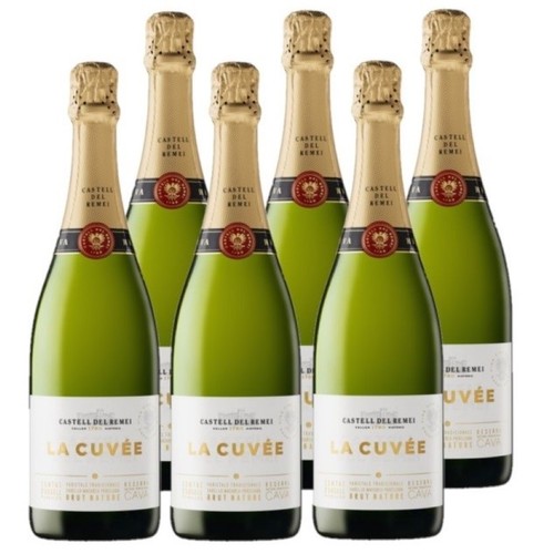 CASTELL RE. LA CUVÉE Caixa de cava Brut Nature guarda superior reserva ecològic
