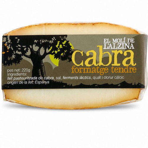 MOLÍ ALZINA Formatge tendre de cabra Km0