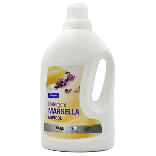 BONPREU Detergent Marsella Espígol de 30 dosis