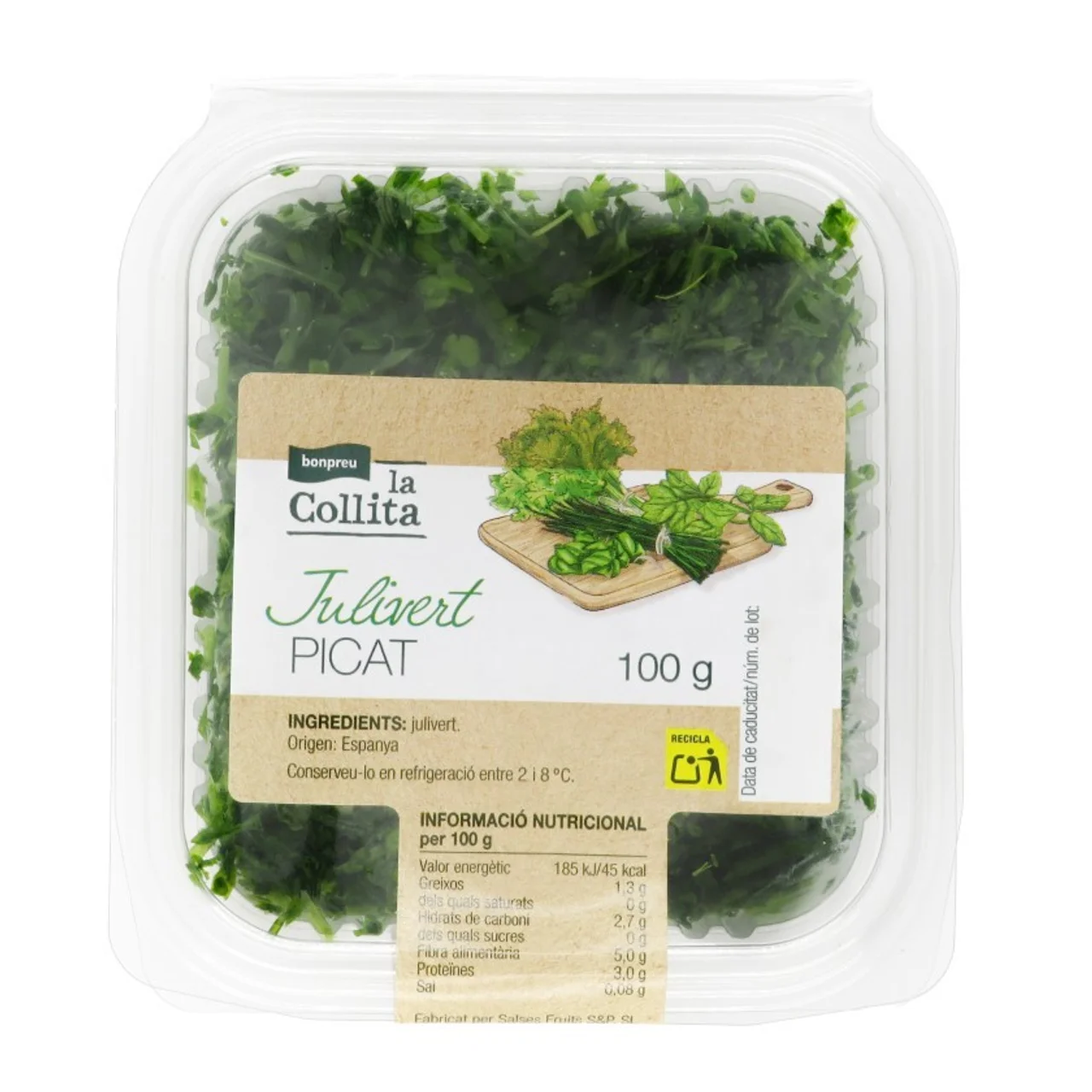 Perejil picado tarrina 100 g.