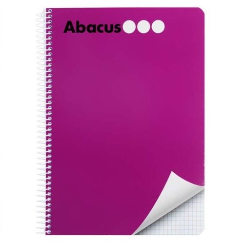 ABACUS Llibreta A5 color lila de 80 fulls