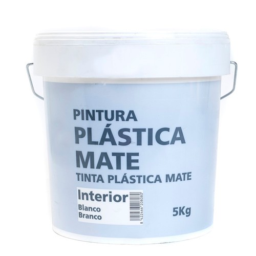 MONTÓ Pintura plàstica de color blanc mate de 5 kg