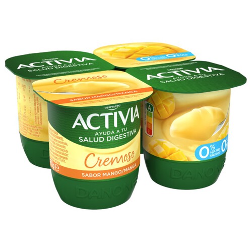 ACTIVIA Iogurt cremós amb gust de mango 0%