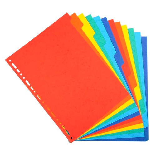 EXACOMPTA Separadors multiperforats per a carpesà A4