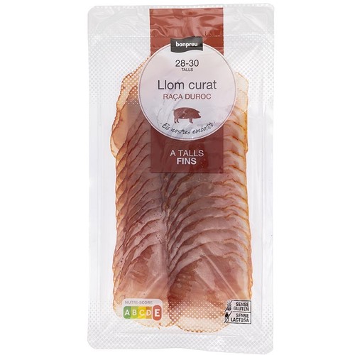 BONPREU Llom curat raça Duroc