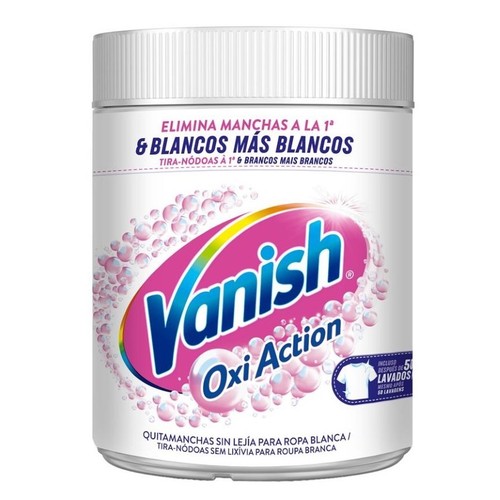 VANISH Llevataques pols per a roba blanca Oxi Action