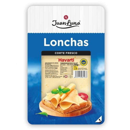 JUAN LUNA Formatge Havarti llescat