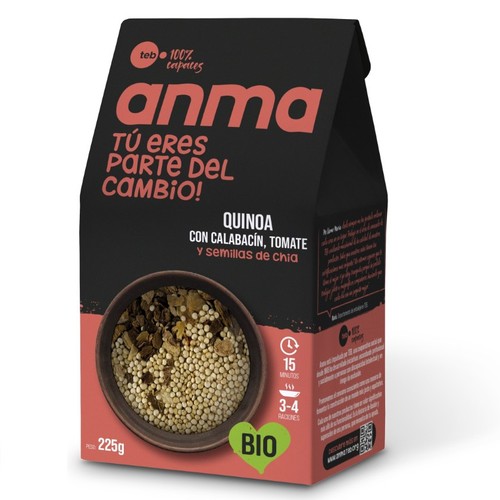 ANMA Quinoa amb carbassó i tomàquet ecològica